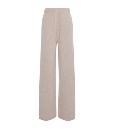 Max Mara Cashmere Sweatpants In Neutral