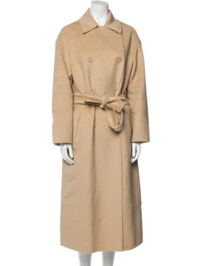 Pre-owned Max Mara Cashmere Trench Coat In Neutral