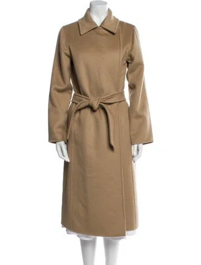 Pre-owned Max Mara Cashmere Trench Coat In Neutral