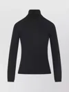 Max Mara Saluto Wool Knit Sweater In Black