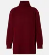 Max Mara Cashmere Turtleneck Sweater In Red