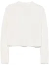 Max Mara Cashmere Turtleneck Sweater In White