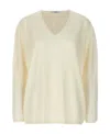 Max Mara Sand Cashmere Sweater In Nude