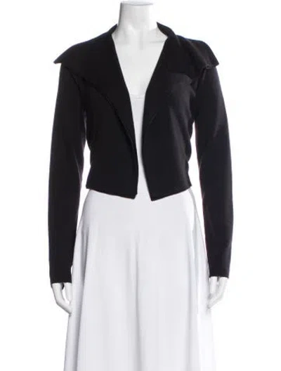 Pre-owned Max Mara Cashmere V-neck Sweater In Black