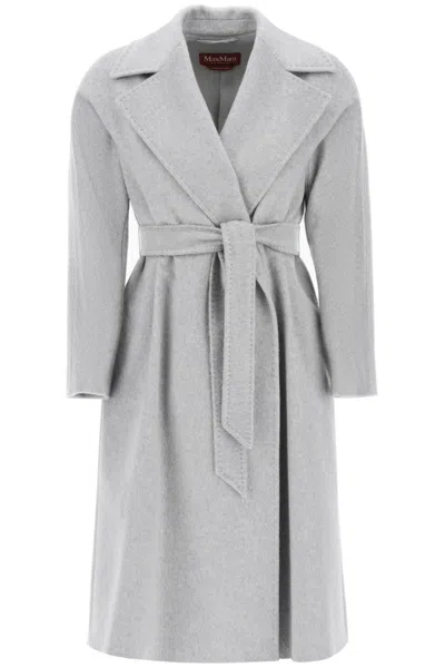 Max Mara Cashmere Wet Coat For Hum In Grey