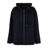 Max Mara Cashmere Wool And Silk Sweatshirt In Black