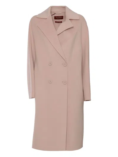 MAX MARA CASHMERE-WOOL BLEND DOUBLE-BREASTED COAT
