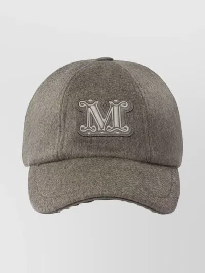 MAX MARA CASHMERE WOOL BLEND TRUCKER CAP