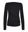 Max Mara Novella Cashmere And Wool-blend Sweater In Black