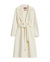 Max Mara Cles Coat In White