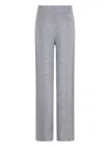 Max Mara Cashmere Wool Trousers In Animal Print