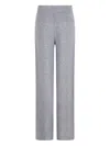 Max Mara Cashmere Wool Trousers In Black