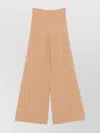 Max Mara Cashmere Wool Wide-leg Trousers In Neutral