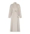 Max Mara Cashmere Wrap Coat In Multi