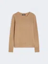 Max Mara Cashmere Yarn Jumper In Brown