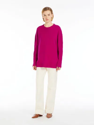 Max Mara Cashmere Yarn Jumper In Pink