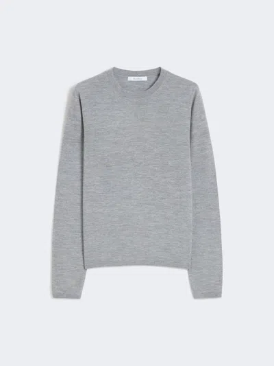 Max Mara Cashmere Yarn Sweater In Gray