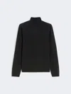 Max Mara Cashmere Yarn Turtleneck In Black