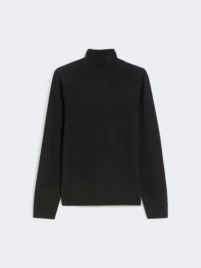 Max Mara Cashmere Yarn Turtleneck In Black