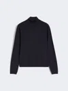 Max Mara Cashmere Yarn Turtleneck In Blue