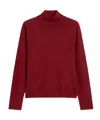 Max Mara Meana Cashmere Turtleneck Sweater In Burgundy