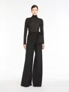Max Mara Cashmere Yarn Turtleneck In Dark Grey