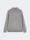 Max Mara Cashmere Yarn Turtleneck In Gray
