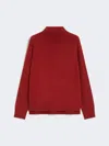 Max Mara Cashmere Yarn Turtleneck In Red
