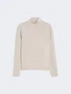 Max Mara Cashmere Yarn Turtleneck In Neutral