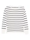 Max Mara White Striped T-shirt In White