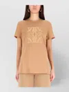 Max Mara Casual Crew Neck T-shirt For Everyday Wear In Nude