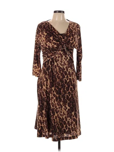 Pre-owned Max Mara Casual Dress In Brown
