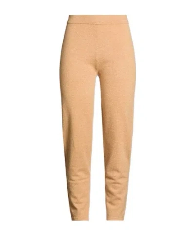 Max Mara Casual Knit Trousers In Brown