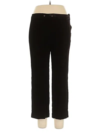 Pre-owned Max Mara Casual Pants In Black