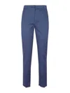Max Mara Straight-leg Tailored Pants With Clean Design In Blue