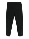 Max Mara Cropped Trousers With Pockets And Loops In Brown