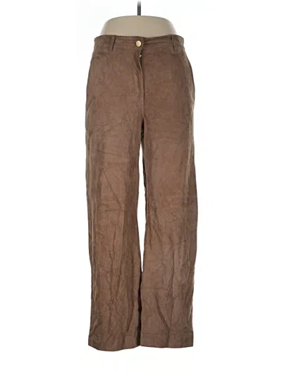 Pre-owned Max Mara Casual Pants In Brown