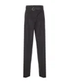 Max Mara Casual Pants With Belt Loops In Black