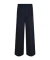 Max Mara Casual Pants With Belt Loops In Blue