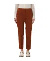 Max Mara Tapered Cropped Trousers In Brown