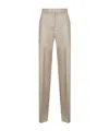 Max Mara Casual Pants With Belt Loops In White