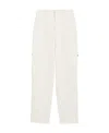 Max Mara Casual Pants With Logo Affixed In White