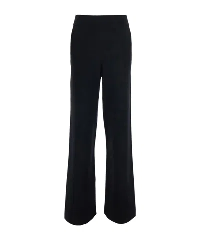 Max Mara Casual Pants With Side Pockets In Blue