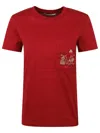 Max Mara Casual Red T-shirt In Brown