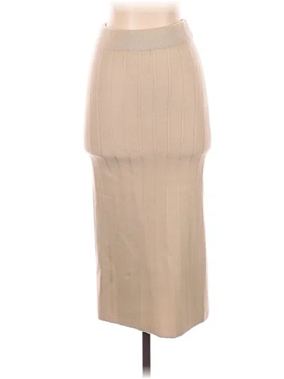 Pre-owned Max Mara Casual Skirt In Tan