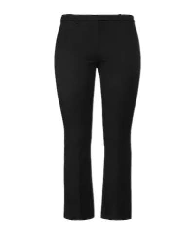 Max Mara Casual Straight-leg Pants In Black