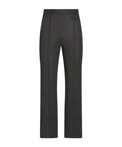 Max Mara Casual Straightleg Trousers In Black