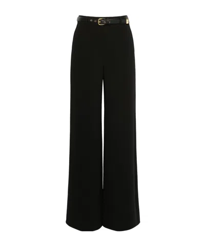 Max Mara Casual Trousers With Belt Loops In Black