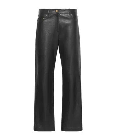 Max Mara Casual Trousers With Belt Loops In Black
