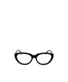Max Mara Cat-eye Frame Glasses In Black